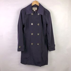 Fog by London Fog plum short trench coat